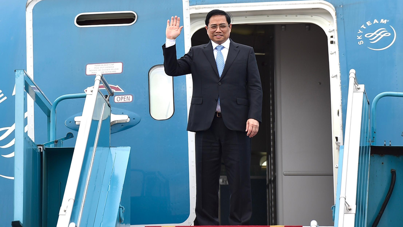 Thủ tướng Phạm Minh Chính rời Hà Nội sang Nhật Bản.