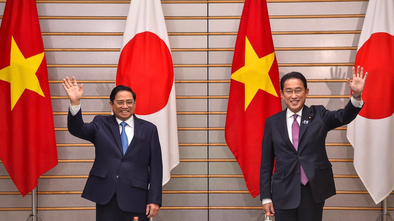 Thủ tướng Phạm Minh Chính và Thủ tướng Nhật Bản Kishida Fumio.