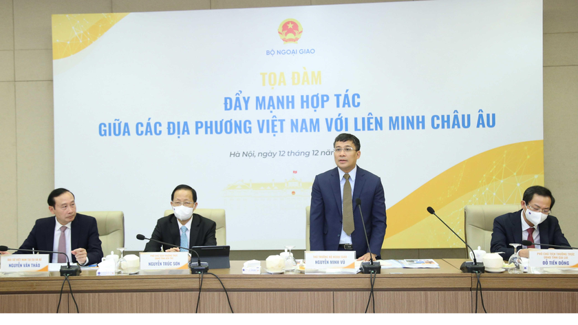 Thứ trưởng Nguyễn Minh Vũ phát biểu. Ảnh: Quang Hòa - Báo Thế giới và Việt Nam