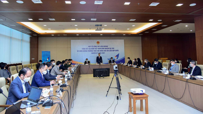 Hình ảnh tại cuộc họp. Ảnh: Nguyễn Hồng, Báo Thế giới và Việt Nam