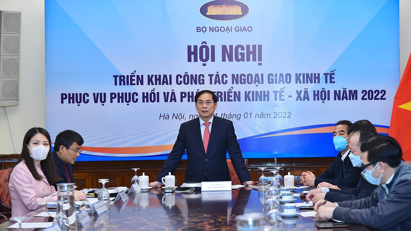 Bộ trưởng Bùi Thanh Sơn phát biểu tại Hội nghị.