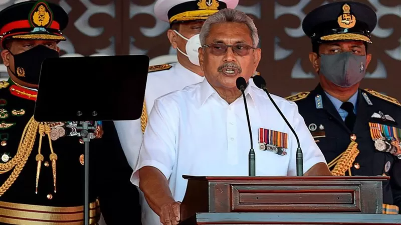 Tổng thống Sri Lanka Gotabaya Rajapaksa.