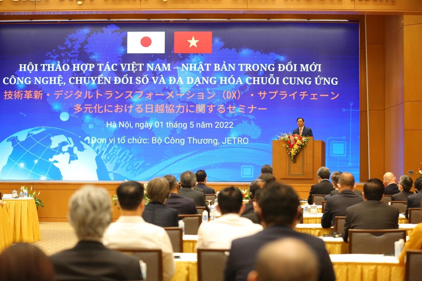 Thủ tướng Phạm Minh Chính phát biểu tại hội thảo.