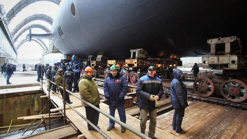 Tàu Knyaz Oleg đã được thả nổi năm 2020.