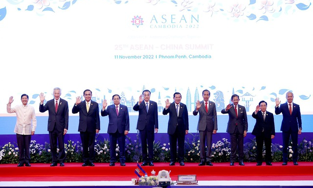 Thủ tướng Chính phủ Phạm Minh Chính tham dự Hội nghị Cấp cao ASEAN - Trung Quốc - Ảnh: VGP