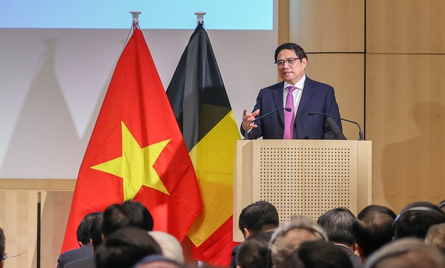Thủ tướng Phạm Minh Chính dự Diễn đàn doanh nghiệp Việt Nam - Bỉ.