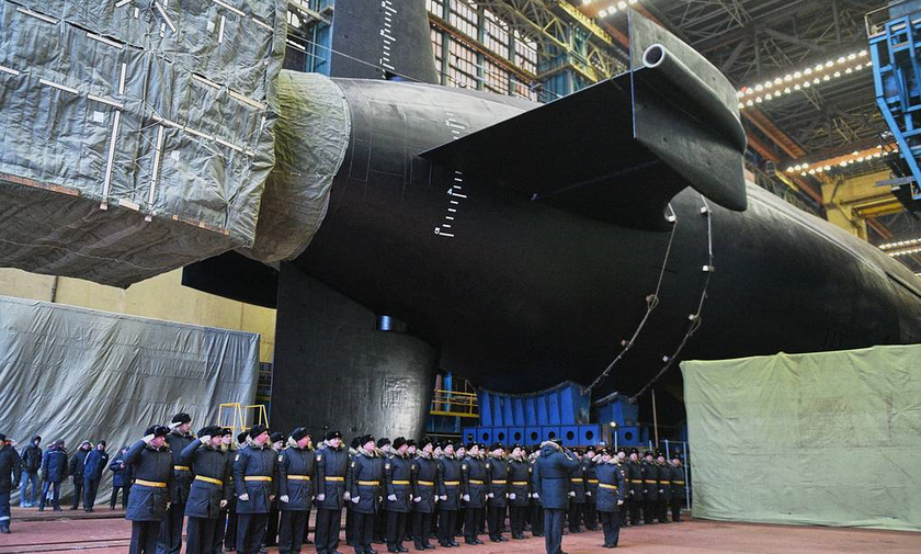 Tàu ngầm hạt nhân Imperator Alexander III của Nga.