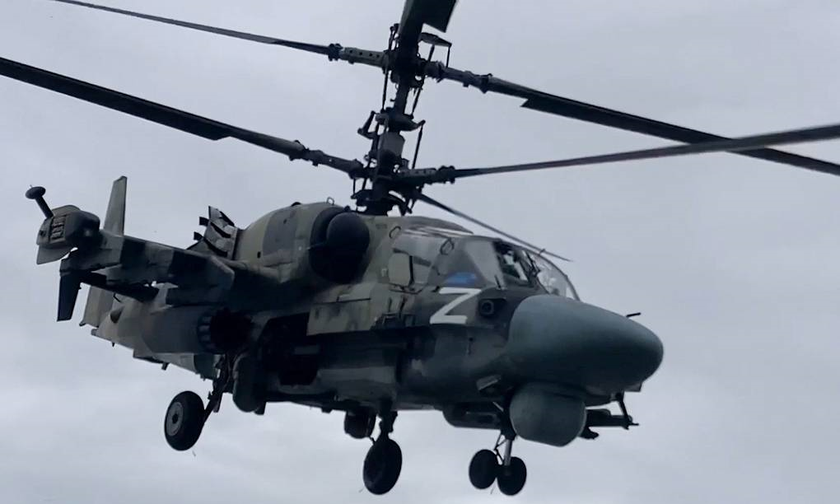 Máy bay trực thăng trinh sát Ka-52M của Nga.