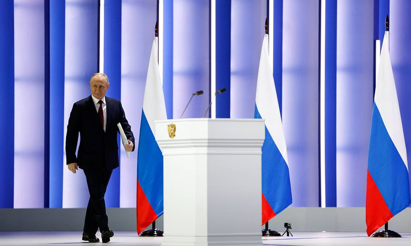 Tổng thống Nga Putin đọc Thông điệp liên bang ngày 21/2.