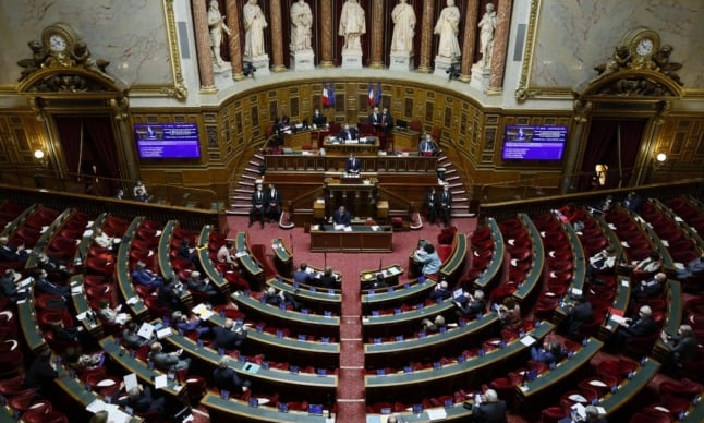 Một phiên họp của Thượng viện Pháp.