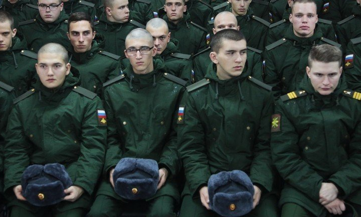Ảnh minh họa: Các quân nhân trẻ của Nga.