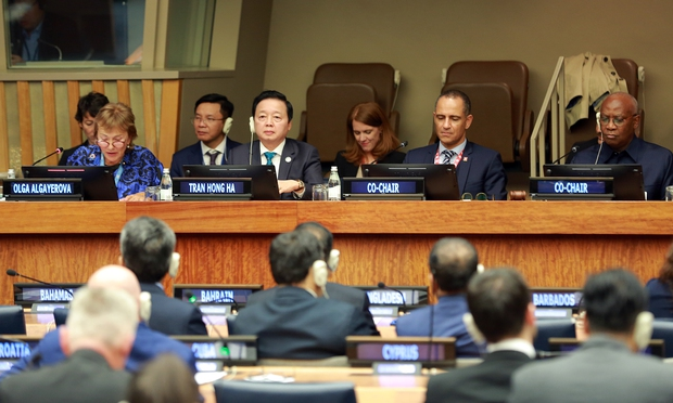 Phó Thủ tướng Trần Hồng Hà dự Hội nghị. Ảnh: Cổng Thông tin điện tử Chính phủ. 
