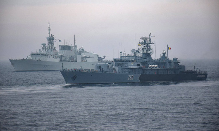 Hình ảnh từ một cuộc tập trận Poseidon của NATO.