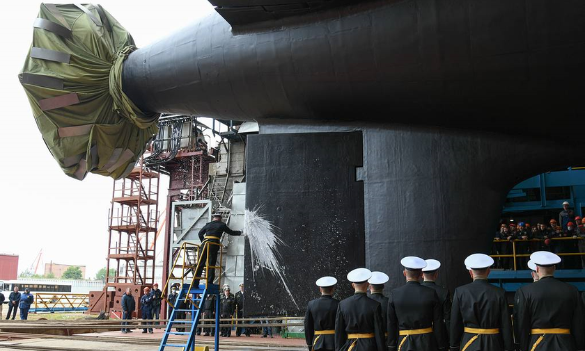 Tàu ngầm hạt nhân Krasnoyarsk của Nga.