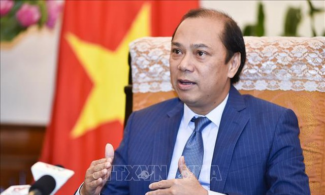 Đại sứ Việt Nam tại Mỹ Nguyễn Quốc Dũng. Ảnh: TTXVN