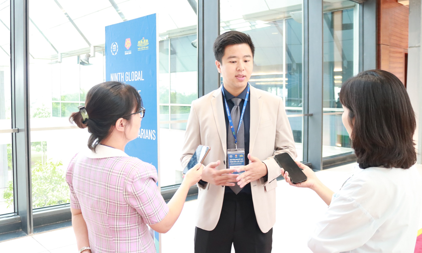Thạc sỹ, Bác sỹ Đỗ Quang Bách chia sẻ bên lề Hội nghị.