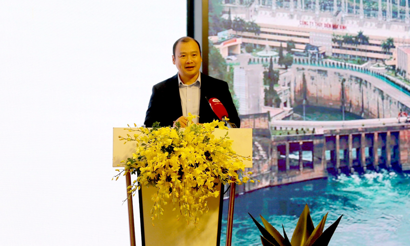 Phó Trưởng ban Tuyên giáo Trung ương Lê Hải Bình phát biểu tại Hội nghị. (Ảnh: Hải Đăng)