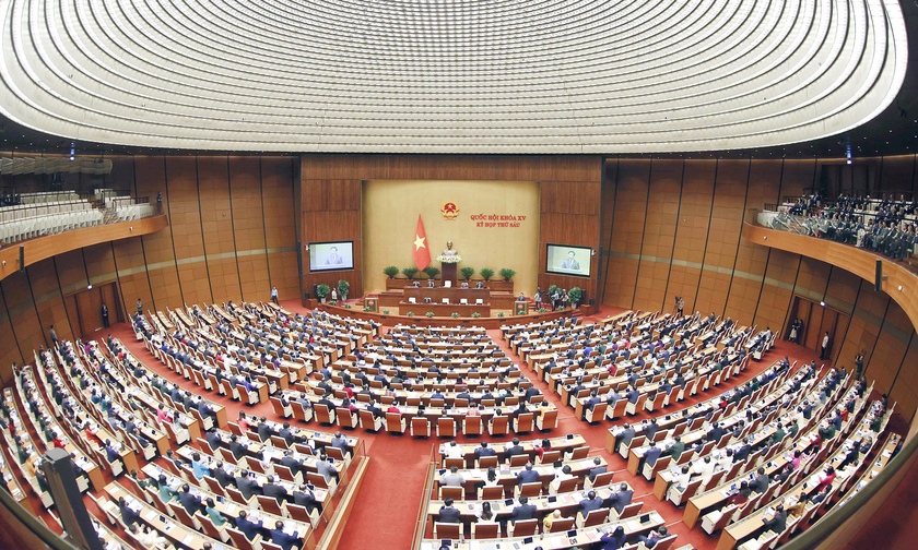 Hình ảnh tại phiên khai mạc Kỳ họp thứ 6, Quốc hội khóa XV. 