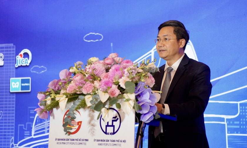 Phó Chủ tịch UBND TP Hà Nội Hà Minh Hải phát biểu tại Hội thảo.