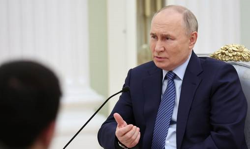 Tổng thống Nga Putin phát biểu tại cuộc gặp.