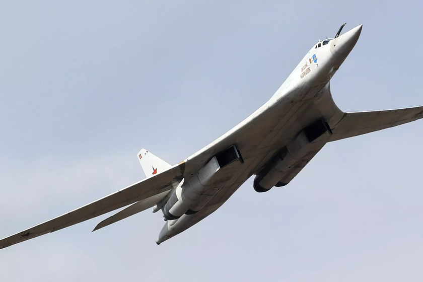 Máy bay ném bom Tu-160 của Nga.