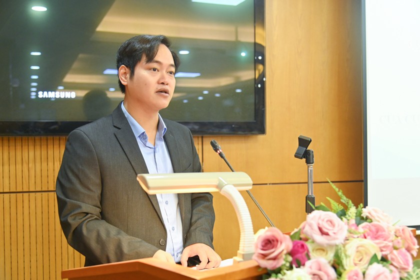 Phó Cục trưởng Cục BTNN Lê Thái Phương trình bày báo cáo.