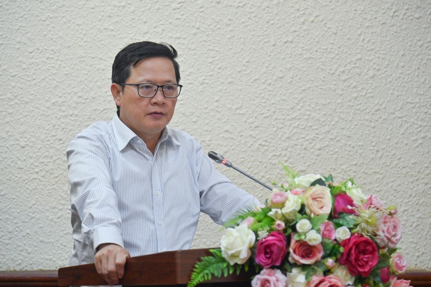 Thứ trưởng Mai Lương Khôi phát biểu chỉ đạo.