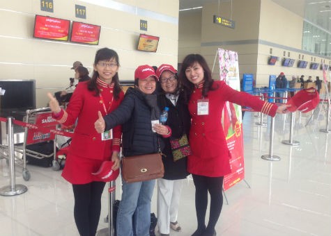 VietJetAir thông báo khu vực làm thủ tục mới  tại sân bay Nội Bài