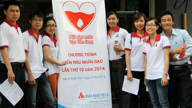 Ngày hội hiến máu của VietABank: Nơi chia sẻ những tấm lòng