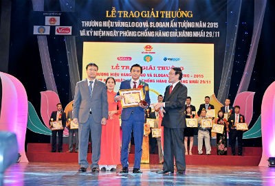 Amway Việt Nam trong top 100 “Thương hiệu Vàng năm 2015”