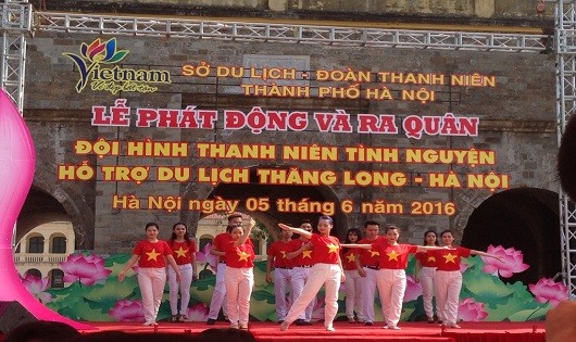 350 bạn trẻ sẵn sàng góp phần du lịch Hà Nội đẹp hơn.