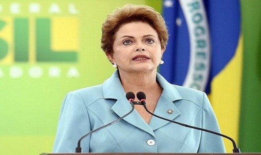 Bà Dilma Rousseff đang bị đình chỉ chức vụ.