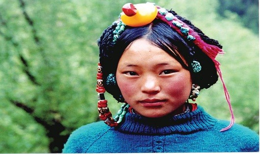 Cô gái người Tây Tạng. 