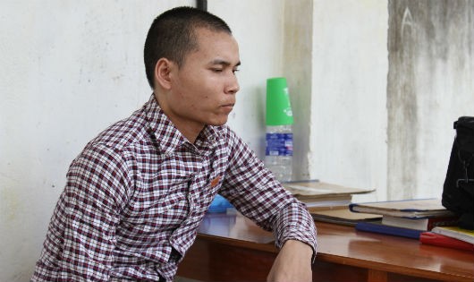 Xeo Văn Thông tại trại tạm giam.