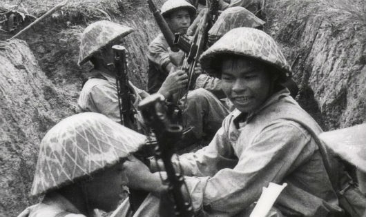 Bộ đội trong chiến dịch Điện Biên Phủ.