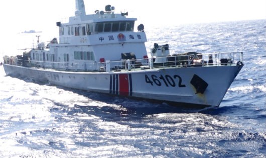  Tàu hải cảnh Trung Quốc 46102, chiếc tàu đã đâm chìm tàu cá Quảng Ngãi