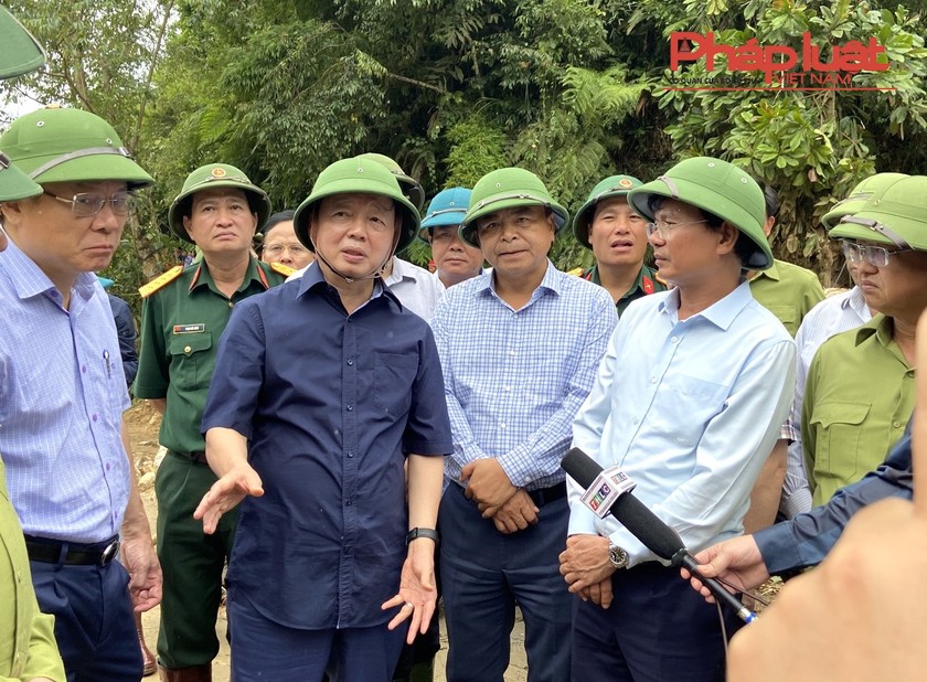 Phó Thủ tướng Trần Hồng Hà lên Lào Cai trực tiếp chỉ đạo khắc phục hậu quả lũ ống