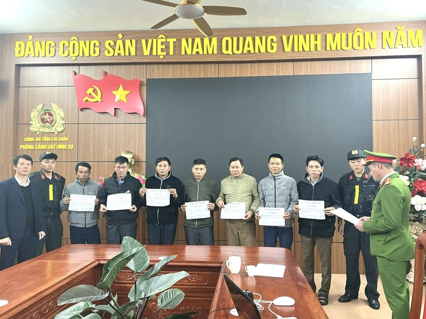 7 đối tượng bị bắt giữ liên quan khai thác vàng trái phép tại huyện Sìn Hồ (Lai Châu)