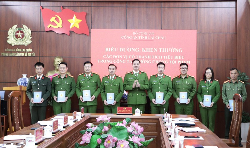 Lai Châu: Biểu dương, khen thưởng các đơn vị có thành tích tiêu biểu trong phòng chống tội phạm