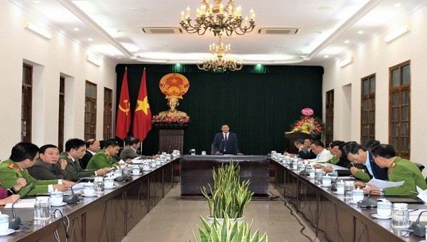Chủ tịch UBND TP Nguyễn Văn Tùng chủ trì cuộc họp về đề án bố trí công an chính quy về xã