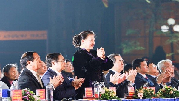 Chủ tịch Quốc hội Nguyễn Thị Kim Ngân tại điểm cầu Hải Phòng