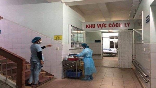 Khu vực cách ly tại Bệnh viện Việt Tiệp