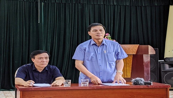 Chủ tịch UBND TP Hải Phòng chỉ đạo kiểm tra vụ việc tại trường tiểu học Quang Trung.