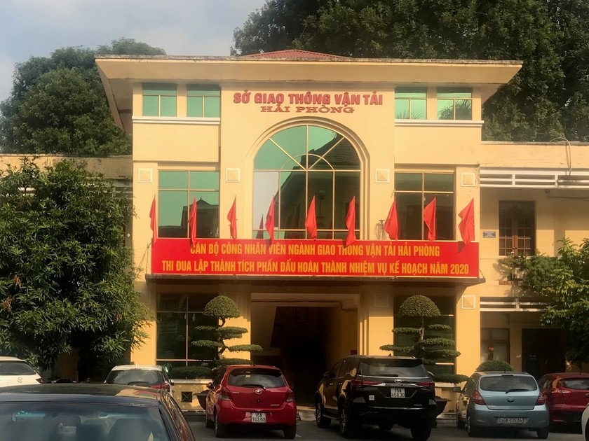 Trụ sở Sở GTVT TP Hải Phòng, nơi ông T công tác