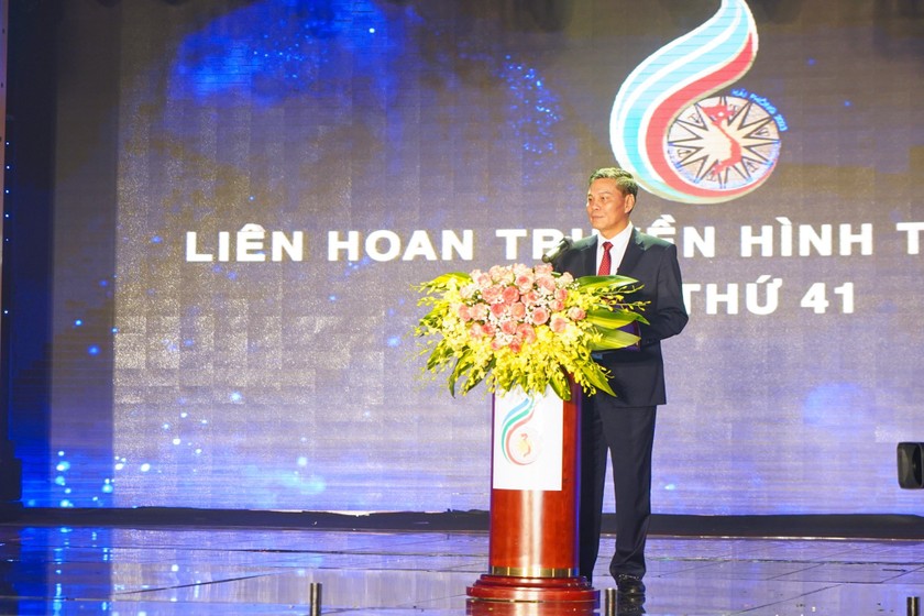 Chủ tịch UBND TP Hải Phòng Nguyễn Văn Tùng phát biểu tại lễ khai mạc