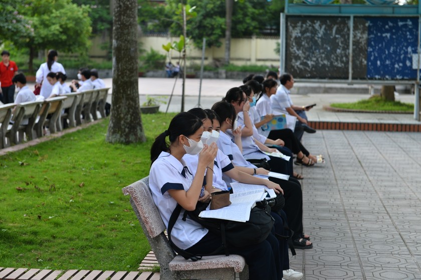 Học sinh Hải Phòng trong kỳ thi vào 10 THPT công lập vừa qua