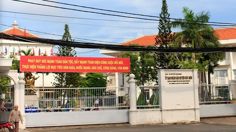 Trụ sở UBND Huyện Hóc Môn.