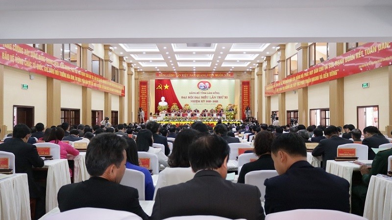 Đại hội Đảng bộ tỉnh Lâm Đồng lần thứ XI nhiệm kỳ 2020-2025.