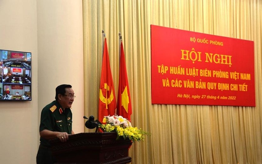 Thượng tướng Võ Minh Lương phát biểu chỉ đạo Hội nghị