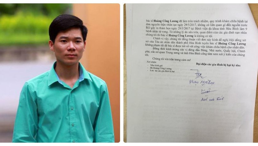Người nhà nạn nhân đồng loạt kêu gọi Tòa án 'minh oan' cho bác sĩ Hoàng Công Lương